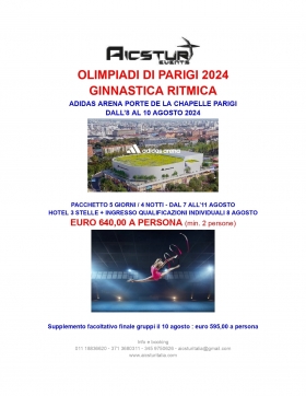 GINNASTICA RITMICA 7-11 AGO.2024 DA EURO 640 - Aicstur Club Events